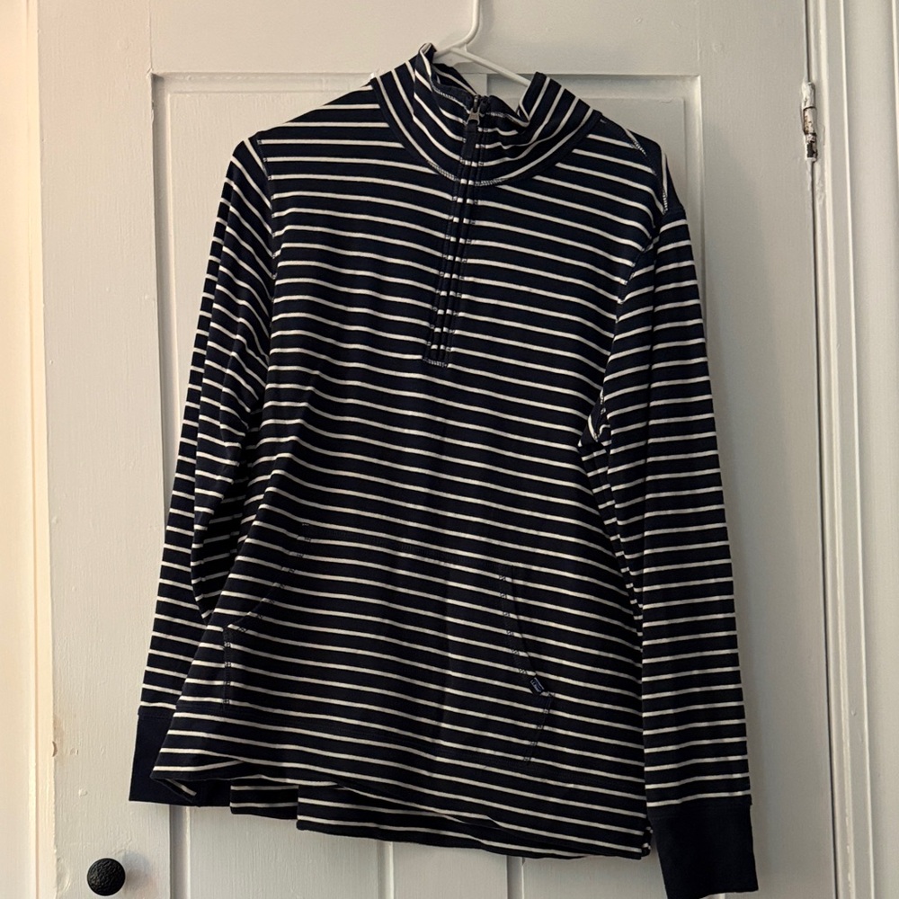 Women’s LLBean Striped zip up